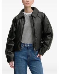 HUGO - Zip-Up Bomber Jacket - Lyst