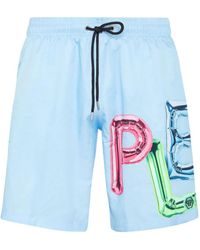 Philipp Plein - Short De Bain À Motif Graffiti - Lyst