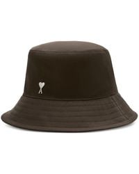 Ami Paris - Ami De Coeur Stud Bucket Hat - Lyst