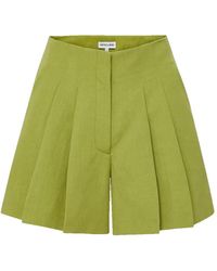 Veronica Beard - Gables Pleated Shorts - Lyst