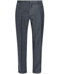 Paul Smith - Check-pattern Tailored Trousers - Lyst