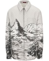 Gucci - Mountain-Print Zip-Up Jacket - Lyst