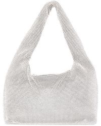 Kara - Crystal Mesh Crystal-embellished Shoulder Bag - Lyst