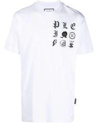 Philipp Plein - T-Shirt Gothic Plein Con Stampa - Lyst