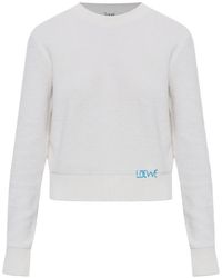 Loewe - Pull À Logo Brodé - Lyst