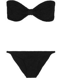 Hunza G - Bandeau Bikini Met Textuur - Lyst