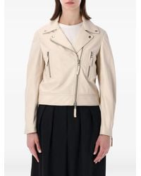 SWD by S.w.o.r.d. - Classic Biker Leather Jacket - Lyst