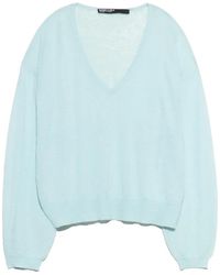 Bimba Y Lola - Light Wool V-Neck Sweater - Lyst