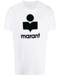 Isabel Marant - Karman T-Shirt Aus Leinen - Lyst
