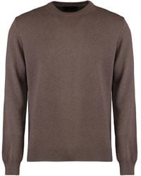 Moorer - Maglione Girocollo A Coste - Lyst