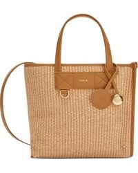 Furla - Petit Sac Cabas Divide It À Design Tressé - Lyst