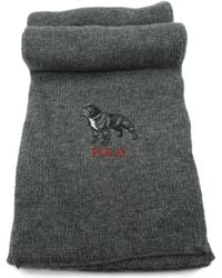 Polo Ralph Lauren - Bulldog Embroidered Scarf - Lyst