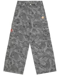 Aape By A Bathing Ape - Camouflage-Print Zip-Off Cargo Pants - Lyst