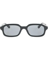 McQueen - Rectangle-Frame Sunglasses - Lyst