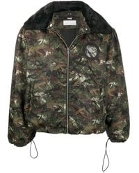 Random Identities - Camouflage-Print Hooded Jacket - Lyst