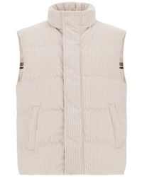 Herno - Quilted Corduroy Gilet - Lyst