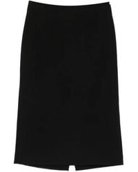 Ottod'Ame - Midi-Rok Met Split - Lyst