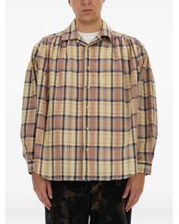 A.I.E. - Chemise En Coton À Carreaux - Lyst