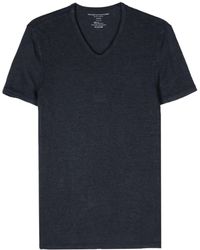 Majestic Filatures - V-neck Linen T-shirt - Lyst