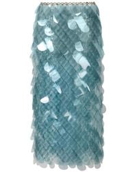 Rabanne - Hand-Assembled Midi Skirt - Lyst