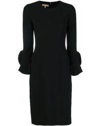 Michael Kors Long-sleeve Fitted Dress - Черный