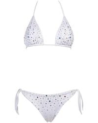Pin-Up Stars - Embellished-Tie Bikini - Lyst