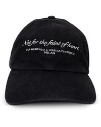 D1 Milano - Slogan-Embroidered Cotton Cap - Lyst