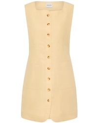 Posse - Emma Button-Down Mini Dress - Lyst
