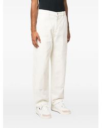 Stussy - Work Cotton Trousers - Lyst