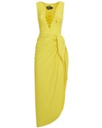 ‎Taller Marmo - Grand Sahara Lace-Up Swimsuit And Pareo Set - Lyst