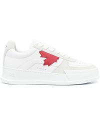 DSquared² - Canadian Leather Sneakers - Lyst