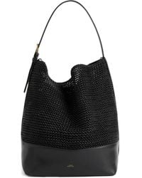TOTEME - Belted Woven-Leather Tote Bag - Lyst