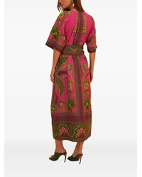 FARM Rio Women's Red Nature Beauty Scarf Maxi-dress | Lyst