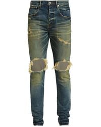 Purple Brand - Ripped-Detail Jeans - Lyst