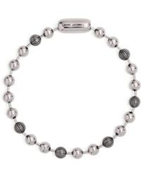 Marc Jacobs - Collar con cadena de esferas y logo - Lyst