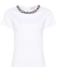 Valentino Garavani - Embroidered T-Shirt - Lyst