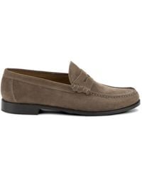 BOGGI - Suede Leather Loafers - Lyst