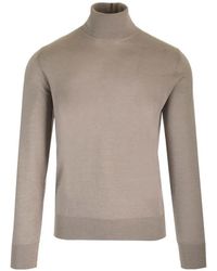 Al Duca d'Aosta - Ribbed-Trim Sweater - Lyst