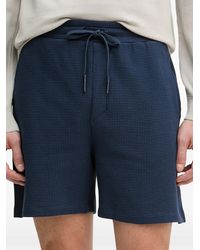 Trussardi - Waffle-Knit Drawstring Shorts - Lyst