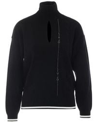 Liu Jo - Pull À Col Roulé Et Découpe - Lyst