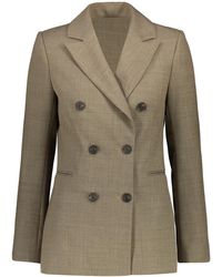 Yves Salomon - Double-Breasted Blazer - Lyst
