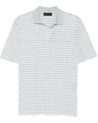 Sease - Striped Polo-Collar T-Shirt - Lyst