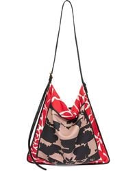 Dries Van Noten - Large Shoulder Bag With Graphic Print - Lyst