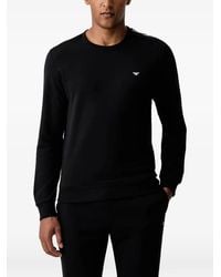 Emporio Armani - Logo-Embroidered Sweatshirt And Track Pants Set - Lyst
