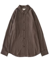 Studio Nicholson - Camicia View A Righe - Lyst