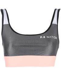 P.E Nation - Cropped Logo Print Tank Top - Lyst