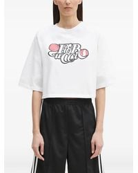 Fiorucci - Graphic-Print Cropped Top - Lyst