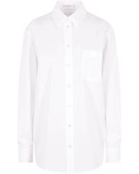 The Row - Gavina Patch-Pocket Long-Sleeve Shirt - Lyst