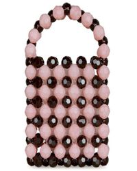 Silvia Tcherassi - Jasy Mini-Tasche mit Perlen - Lyst