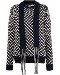 Jil Sander - Scarf-Detail Wool Jumper - Lyst